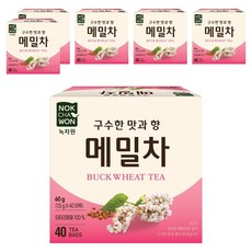 녹차원 메밀차, 1.5g, 40개입, 6개