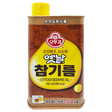 OTTOGI 不倒翁 Yetnal 傳統芝麻油, 450ml 按壓式, 1瓶