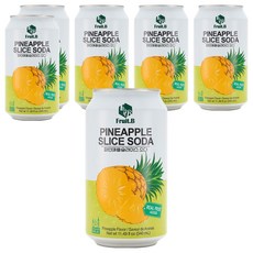 Fruit.B 真的鳳梨氣泡飲, 6個, 340ml