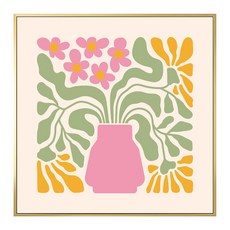 Boluo 菠蘿選畫所 嬉皮塗鴉花II, 金框