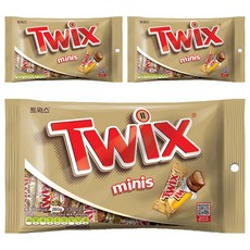 Twix 特趣 迷你絲, 260g, 3個