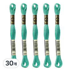 브랜드얀 DMC 자수실 25번사, 959번, 30개