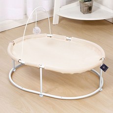 DING DONG PET 寵物寶貝粗紡網眼吊床, 1個, 米色