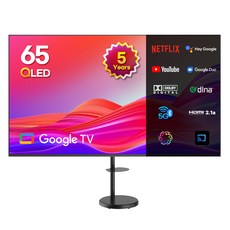 이노스 4K UHD QLED ZERO EDITION TV + 대형 삼탠바이미 티비 스탠드 삼텐바이미 TV 거치대 FS-30 블랙 세트, 164cm(65인치), QLED65UHD Google, 거치대형, 방문설치