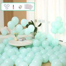 P&B UNITY 馬卡龍圓形氣球 25cm, 100個, 17 綠色