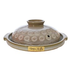 GINPO 銀峯 三島陶板鍋 6號 -日本製 20.7cm長x19cm寬x8.5cm高, 1個