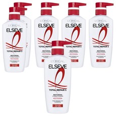 로레알파리 엘세브 토탈 리페어 5 컨디셔너 멜론 프루티 플로럴 퍼퓸, 375ml, 6개