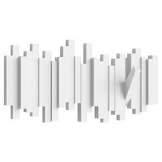 UMBRA STICKS 木樁掛鉤, 1個, 白色