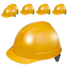DONGMYUNG 頭盔型安全帽 DMS-1001F, 6個, 黃色