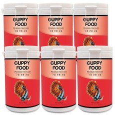 모스트펫 구피 전용사료, 6개