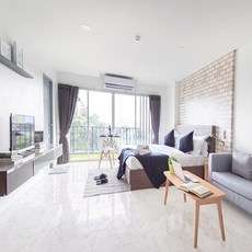 HYUNDAE sheet 簡易地板貼 HBS-77706, 大理石白, 100 cm x 2 m