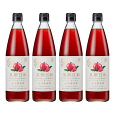 Kong Yen 果酢日和 紅石榴果酢, 590ml, 4瓶