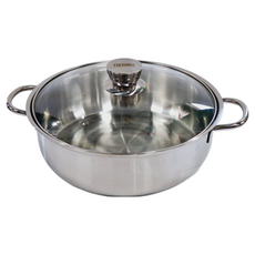 THERMOS 膳魔師 不鏽鋼含蓋火鍋 5L KOS-W28H, 28cm, 1個