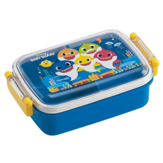 Skater 銀離子分格方形便當盒, 多色 鯊魚寶寶, 450ml, 1個