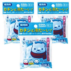 KOKUBO 迷你保冷劑 140g, 3套, 3個裝