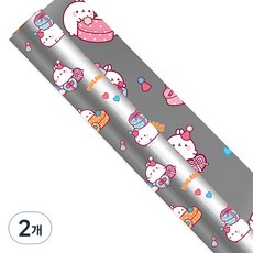 투코비 몰랑이 증착롤 포장지 L, 혼합색상, 2개