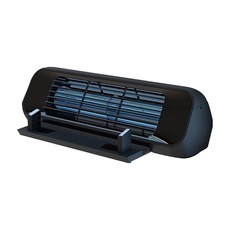 MeMO 三角滾棒式扇葉筆電散熱架 300*85*85mm 1900-2600 RPM 適用於平板電腦/手機, 黑色, 1個