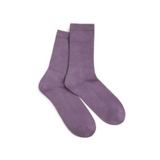 REETU Air Daily 中筒襪, 灰紫色, 1套