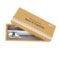 Bloom at home 匙筷餐具 5雙組, 1組, 湯匙5入+筷子5入