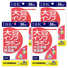 DHC 台灣公司貨 大豆萃取異黃酮 30日份, 60顆, 455mg, 4包