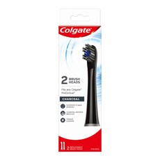 Colgate 高露潔 3D音波黑炭極淨電動牙刷替換刷頭 2入, 1盒
