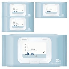 라운드랩 1025 독도 클렌징 티슈, 30매입, 178g, 4개