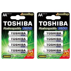 TOSHIBA 東芝 充電池 TNH-6GAE, 4個, 2組