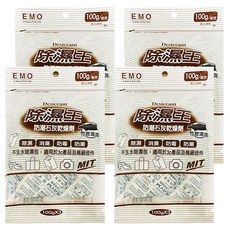 EMO 石灰乾燥劑 竹炭, 300g, 4袋