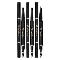 KARADIUM 防水自動眉筆 0.18g, 01 黑褐色, 3支