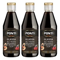 龐蒂香醋釉, 500ml, 3個