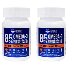 DOG CAT STAR 汪喵星球 85%頂級魚油 心臟PLUS, 60顆, 心臟, 2個