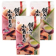 KOTOBUKI 壽製果 餡餅, 紅豆風味4入+紅豆糯米風味4入, 304g, 3袋