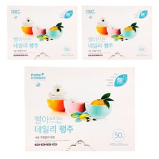 PURE SUNDAY 拋棄式抹布組，40x30 公分，50張/盒, 3盒