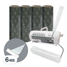 Home&Me 超強力斜切膠帶清潔器手柄本體組+替換裝 60次份 3入, 6套