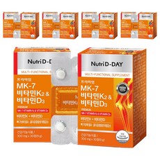 Nutri D-DAY MK-7維生素K2&維生素D3錠 9g, 30정, 10개