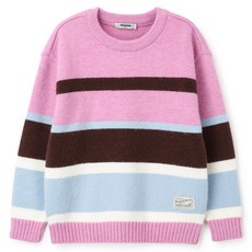 renoma kids 兒童多色條紋針織衫 R2342K43010