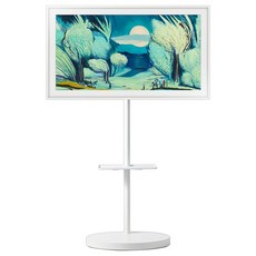 삼성전자 4K UHD QLED The Frame TV + 무빙스타일 스탠다드 화이트 + 전용 트레이 화이트 + TV 베젤 화이트 세트, 125cm(50인치), KQ50LSF03AFXKR(TV), HA-MTS2S50WHT(스탠드), HA-MTSHELFWHT(트레이), 벽걸이형, 방문설치