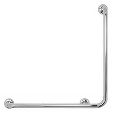 Cassido 卡司多 不銹鋼L型扶手 牆+地固定 浴室廁所安全扶手 防滑扶手 助力起身, 1個, 不銹鋼