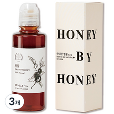 허니바이허니 밤 튜브 벌꿀, 3개, 380g