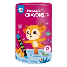 Joan Miro Baby Roo 絲絨蠟筆套裝 12色 無毒, 1組