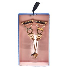 DAYA 心型鏤空金屬錶帶 流光不鏽鋼錶帶, AppleWatch, AppleWatch 42/44/45/49mm, 玫瑰金, 1條