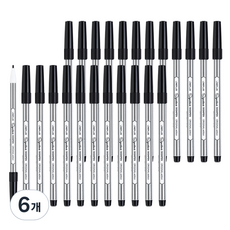 라인플러스 시그니처 사인펜, 흑색, 72개