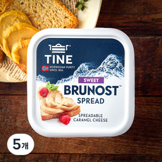 티네 브라운 치즈 스위트 스프레드, 150g, 1개입, 5개