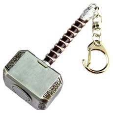 Alida 鎚子 榔頭 鑰匙圈 鑰匙環 銀色, 1個