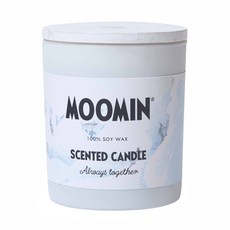 PlutoProdukter MOOMIN 時光香氛蠟燭 100%大豆蠟 燃燒40小時, 伯爵茶, 200g, 1個