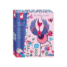 Janod小小工作坊 拓印畫 Set 動物 5歲以上, 1盒