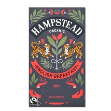 HAMPSTEAD 英式早餐紅茶茶包, 2.25g, 20包, 1盒