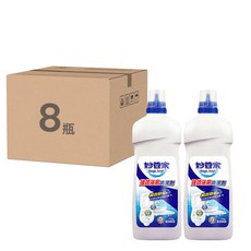 妙管家 強效浴廁清潔劑 720g x 2入組, 瞬效除垢配方 清新芳香, 1.44kg, 4組