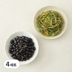 집반찬연구소 검은콩조림 150g + 미역줄기볶음 110g, 260g, 4세트