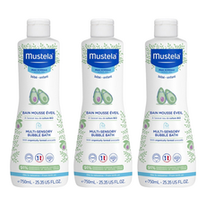 무스텔라 멀티 센서리 버블 배스, 750ml, 3개